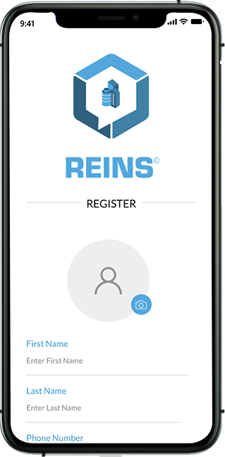 REINS app Register Infrastructure Expert