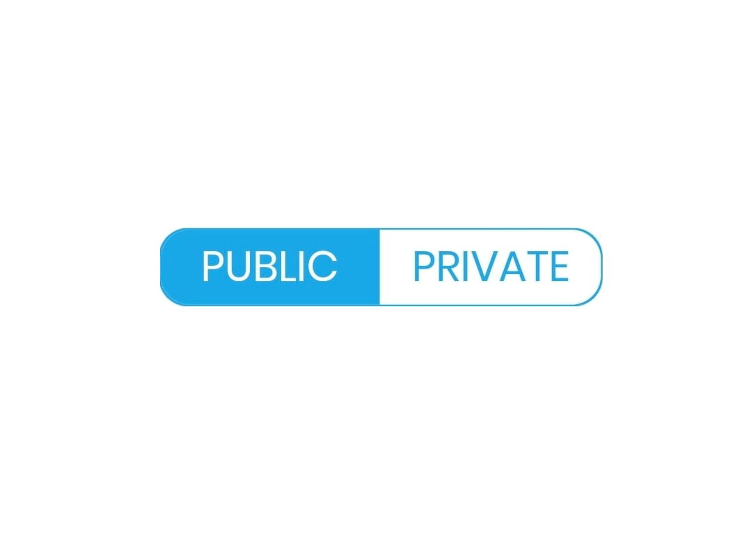 3. Public or Private toggle